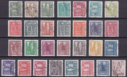 NO075A- NORWAY – 1962-76 – FULL CURRENT ISSUE – SG # 531/44a USED 24,50 € - Gebraucht