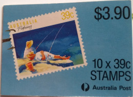 THEME PECHE - AUSTRALIE - Carnet De 10 Timbres Neufs ** (MNH) - 2 Photos - Postzegelboekjes