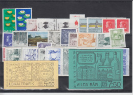 Sweden 1977 - Full Year MNH ** - Komplette Jahrgänge