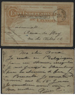Entier CP 17 BOMA CARTE INCOMPLETE Réponse Obl. BOMA Vers Schaerbeek 1902 (x623) - Stamped Stationery