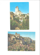 SAINT CIRCQ LAPOPIE LOT DE 2  CARTES     ***          A   SAISIR *** - Saint-Cirq-Lapopie