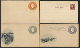 ARGENTINA - 4 Unused Old Postal Stationeries + MUESTRA = SPECIMEN (x625) - Postwaardestukken