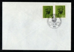 Bund 1969: Mi.-Nr. 608:  FDC   Gandhi    (F001) - 1961-1970