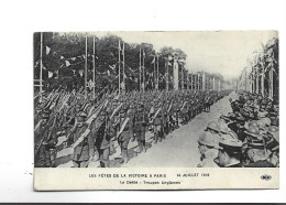 CPA FETES DE LA VICTOIRE A PARIS  14JUILLET 1919! TROUPES ANGLAISES - Sammlungen & Sammellose