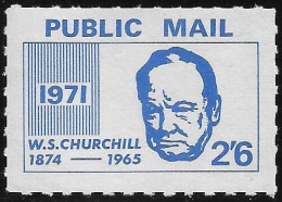 1971 Great Britain British Postal Strike 1971   ** MNH ** Public Mail Churchill 1874-1965 - Lokale Uitgaven