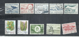 TEN AT A TIME - GREENLAND - LOT OF 10 DIFFERENT 1 - USED OBLITERE GESTEMPELT USADO - Collections, Lots & Series