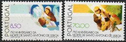 1981 Santo António De Lisboa AF 1523-4 / Sc 1508-9 / YT 1512-3 / Mi 1533-4 Novo / MNH / Neuf / Postfrisch [zro] - Neufs