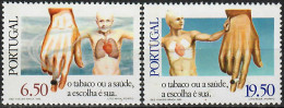 1980 O Tobaco Ou A Saúde AF 1500-1 / Sc 1484-5 / YT 1490-1 / Mi 1512-3 Novo / MNH / Neuf / Postfrisch [zro] - Neufs