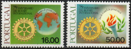 1980 Rotary International AF 1456-7 / Sc 1452-3 / YT 1458-9 / Mi 1480-1 Novo / MNH / Neuf / Postfrisch [zro] - Neufs