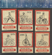 OLD BICYCLES  - OLD WEERTER MATCHBOX LABELS MADE IN THE NETHERLANDS - Boites D'allumettes - Etiquettes