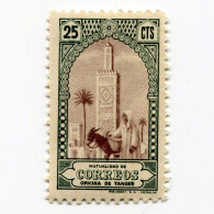 [FBL ● A-01] SPANISH TANGIER - 1946 - Beneficent Stamps - 25 Cts - Edifil ES-TNG BE24 - Beneficenza