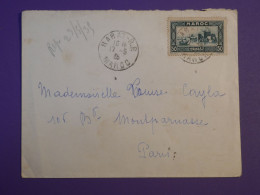 BQ0 MAROC  BELLE LETTRE   1935 RABAT  A PARIS  FRANCE++ AFFRANCH.  INTERESSANT - Brieven En Documenten