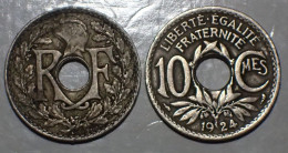 1924 - France - 10 CENTIMES, Lindauer, Cmes Non Souligné, KM 866a, Gad 286 - 10 Centimes