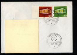 Bund 1969: Mi.-Nr. 583 - 584:  FDC   Europa       (F001) - 1961-1970