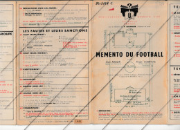 TOP ! MEMENTO Du FOOTBALL - Plaquette En 5 Volets Recto/verso - Tactique, Jeu, Entraînement, Faute, (B368) - Bücher