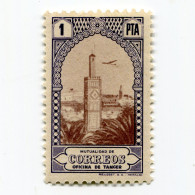 [FBL ● A-01] SPANISH TANGIER - 1946 - Beneficent Stamps - 1 Pta - Edifil ES-TNG BE32 - Beneficenza