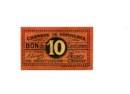 10 Centimes Chambre De Commerce De Montluçon-Gannat - Chambre De Commerce