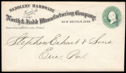 U.S.A.(1881) Anchor. 3 Cent Illustrated Postal Stationery : "Saddlery Hardware." - ...-1900