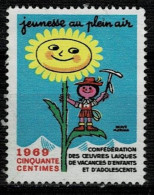 ERINNOPHILIE Vignette 1969 Jeunesse Au Plein Air - Antituberculeux