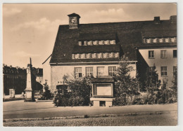 Johanngeorgenstadt, Postamt Mit Postsäule, Sachsen - Johanngeorgenstadt