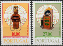 1982 Telefónica Pública Em Portugal AF 1567-8 / Sc 1536-7 / YT 1541-2 / Mi 1562-3 Novo / MNH / Neuf / Postfrisch [zro] - Neufs