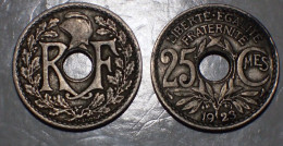 1923 - France - 25 CENTIMES, Lindauer, KM 867a, Gad 380 - 25 Centimes