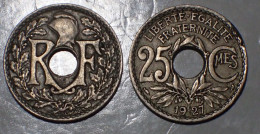 1927 - France - 25 CENTIMES, Lindauer, KM 867a, Gad 380 - 25 Centimes