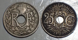 1929 - France - 25 CENTIMES, Lindauer, KM 867a, Gad 380 - 25 Centimes
