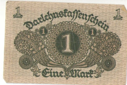 Allemagne / Billet De Fond D'Emprunt/Darlenhnskassenschein /Eine Mark/1 Mark/ Berlin / 1920         BILL263 - Andere & Zonder Classificatie