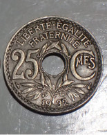 1932 - France - 25 CENTIMES, Lindauer, KM 867a, Gad 380 - 25 Centimes