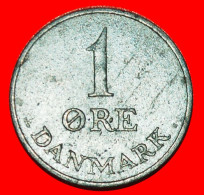 * ZINC (1948-1972): DENMARK  1 ORE 1955! FREDERICK IX (1947-1972) · LOW START ·  NO RESERVE! - Danemark