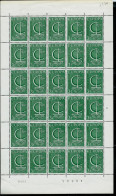 Feuille De 30 N° 1389 - EUROPA 66 - Pl. 2 - Datée: 26 VIII 66 - 1961-1970