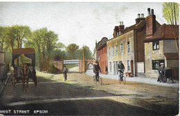 WEST STREET, EPSOM, SURREY, ENGLAND. UNUSED POSTCARD   Hold 10 - Surrey