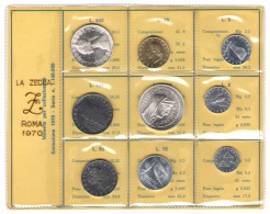 1970 Italia - Repubblica, Monetazione Divisionale, Annata Completa In Confezione Originale Della Zecca FDC - Set Fior Di Conio