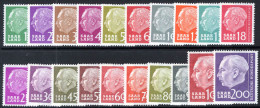 Saar 1957 Heuss Set Unmounted Mint. - Ongebruikt