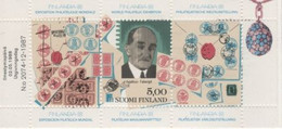 (S1701) FINLAND, 1988 (FINLANDIA' 88. Agathon Faberge). Booklet (with Entrance Tichet). Mi # 1050. MNH** - Postzegelboekjes