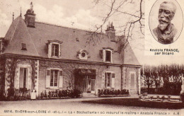 ST CYR SUR LOIRE, LE BECHELLERIE OU MOURUT ANATOLE FRANCE REF 13664 PAR - Saint-Cyr-sur-Loire