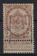 Rijkswapen Nr. 55 Voorafgestempeld Nr. 247 A  GAND  1899  ; Staat Zie Scan ! LOT 264 - Rollo De Sellos 1894-99