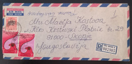 #45    UAE Abu Dhabi R Air Mail Cover Sent To Yugoslavia - 1977 - Abu Dhabi