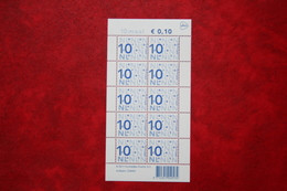 Nikkels 10 X 10 Ct POSTNL RDD NVPH Vb2135c 2135c 2135; 2011 POSTFRIS / MNH ** NEDERLAND / NIEDERLANDE / NETHERLANDS - Unused Stamps