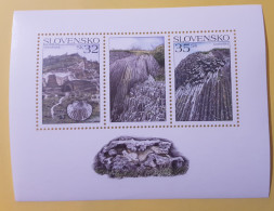 2006 Slovakia Somoska Sandberg Miniature Sheet Geology Fossil Lava Geological Locality MNH ** - Unused Stamps