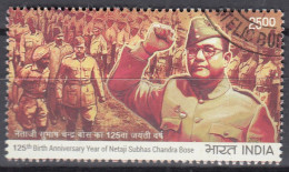 INDIEN 3719, Gestempelt, 125. Geburtstag Von Subhash Chandra Bose, 2021 - Oblitérés