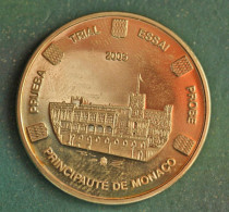 Pièce De 50 Eurocent 2005 "Principauté De Monaco" Specimen - Essai Fantaisie - 0.50 Euro - Autres & Non Classés