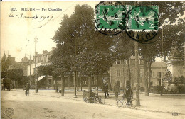 77 MELUN PRE CHAMBLIN HOTEL DELPECH RESTAURANT ET LE PETIT LIVREUR DE PAIN - Melun