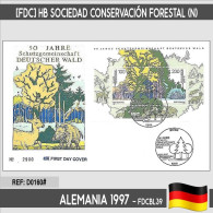 D0160# Alemania 1997 [FDC] HB Sociedad De Conservación Forestal (N) - 1991-2000
