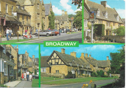 SCENES FROM BROADWAY, WORCESTERSHIRE, ENGLAND. USED POSTCARD   Hold 11 - Altri & Non Classificati