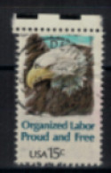 Etats-Unis - "Journée Du Travail : Tête D'aigle Américain" - T. Oblitéré N° 1291 De 1980 - Used Stamps