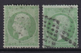 FRANCE 1862 - Canceled - YT 20, 20a - 1862 Napoléon III.