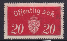 NORWAY 1933/34 - Canceled - Sc# O14a - Officials - Service