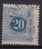 SWEDEN 1878 - Canceled - Sc# J17 - Postage Due - Impuestos